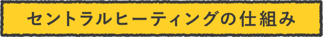 おうち全体を暖める セントラルヒーティング