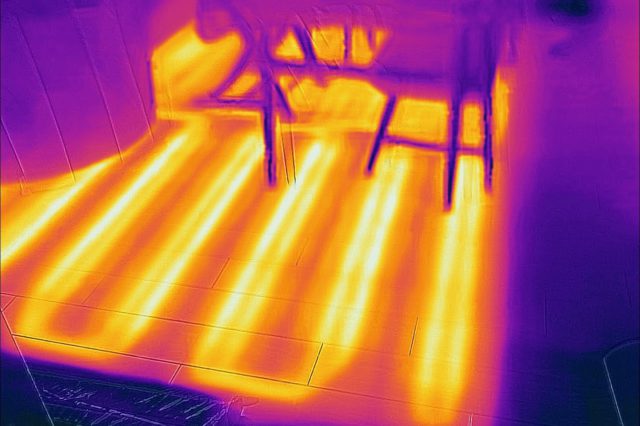 床暖房の温度