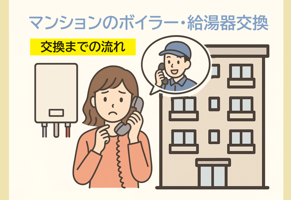 マンションのボイラー交換の流れ