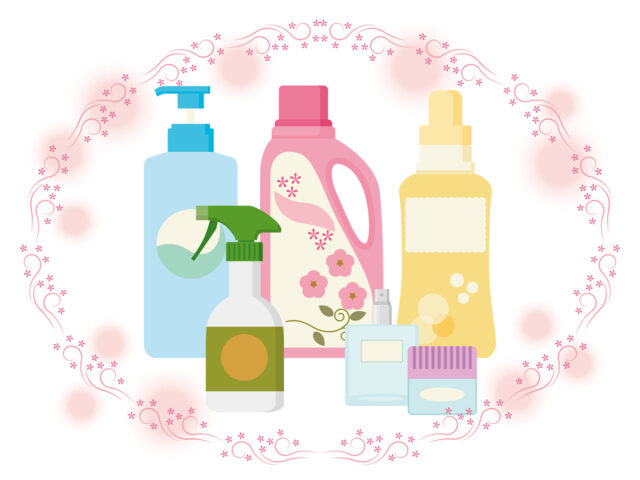 香り付き洗剤など