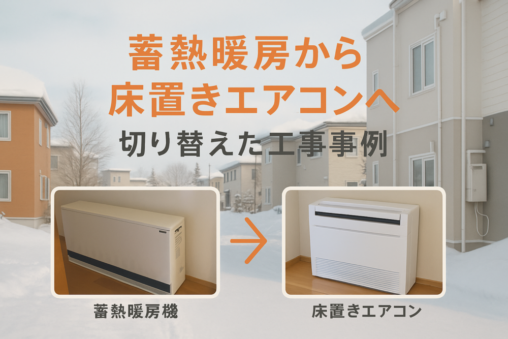 蓄熱暖房からエアコンへの切り替え
