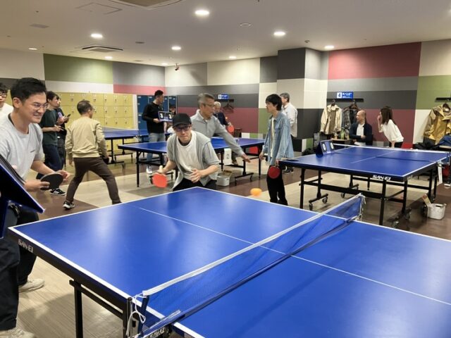 社内レク 卓球大会 ダブルス