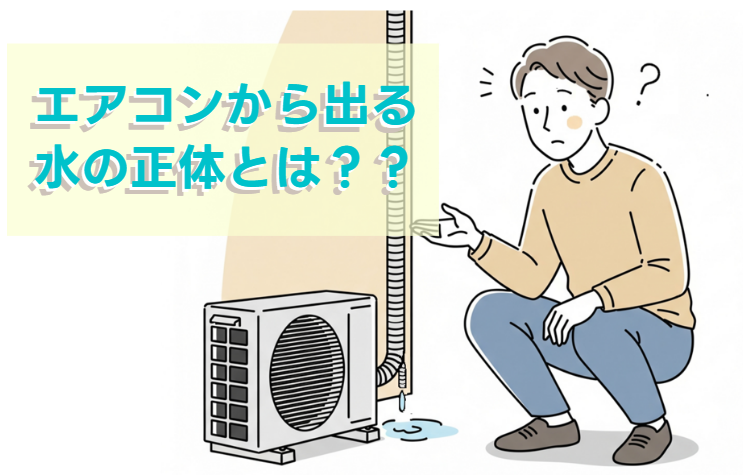 エアコンの「水」の正体tとは?