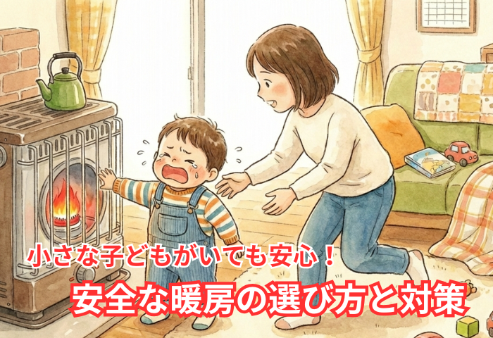 小さな子どもがいても安心!安全な暖房の選び方と対策