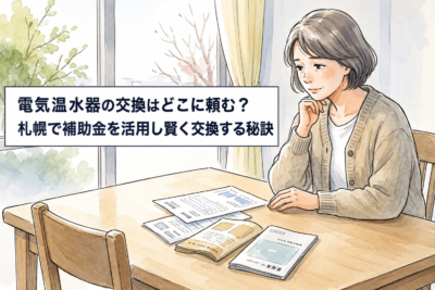 電気温水器の交換はどこに頼む？札幌で補助金を活用し賢く交換する秘訣