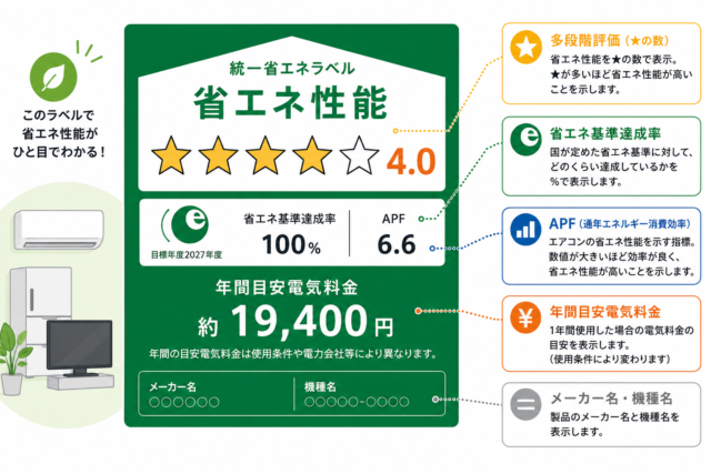 統一省エネラベル