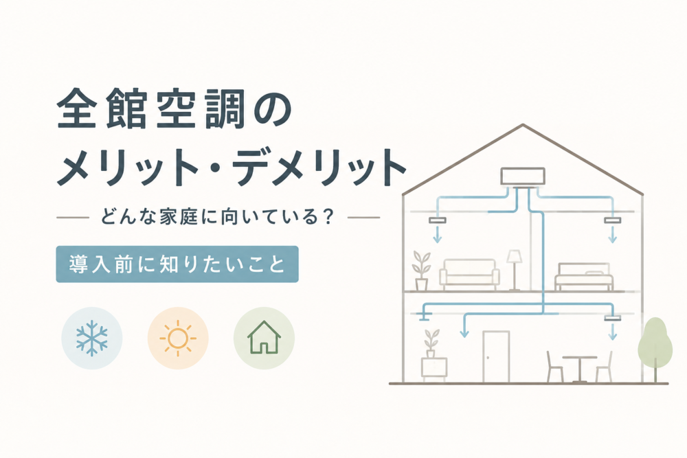 全館空調のメリット・デメリット